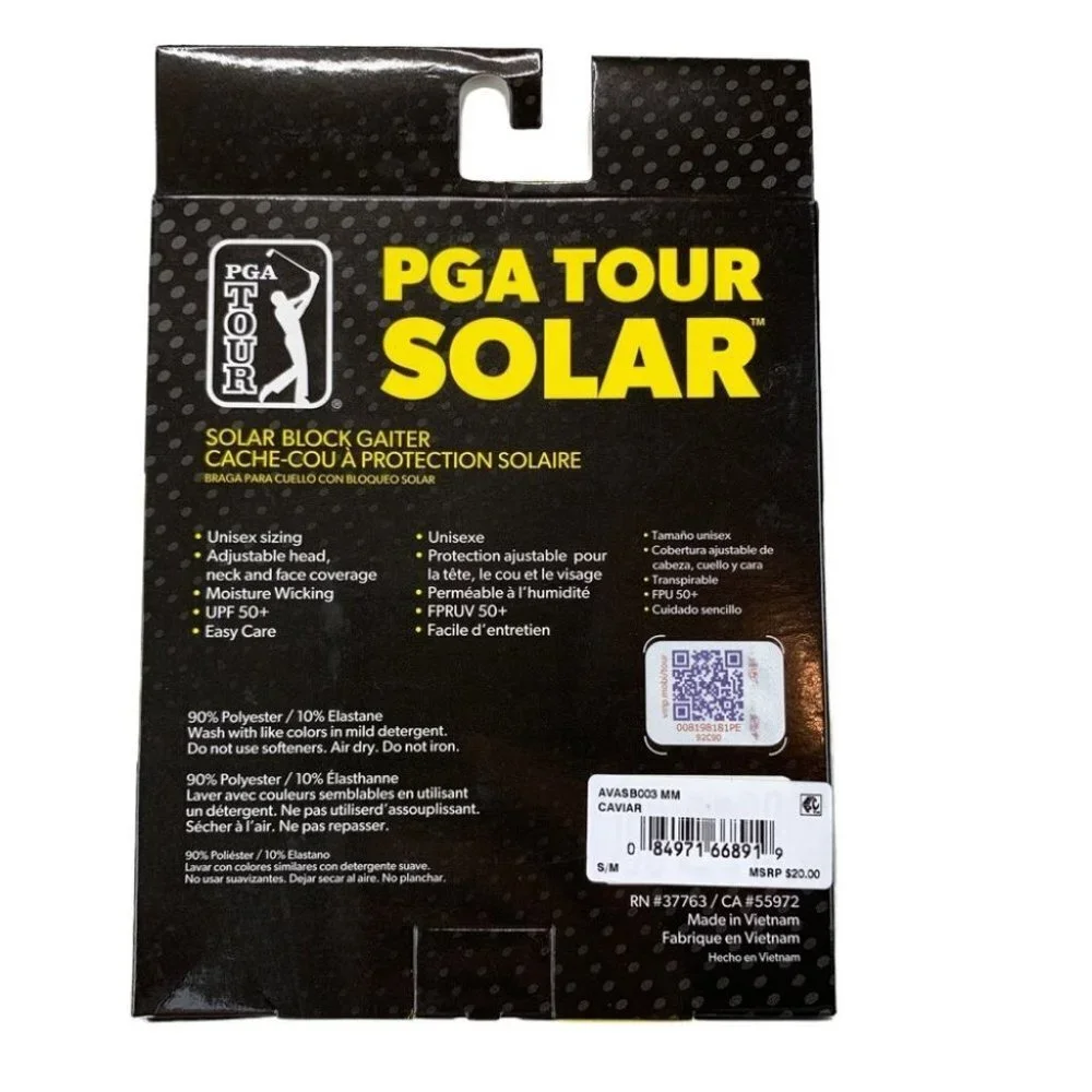 Pga Tour Unisex.Solar Block Gaiter